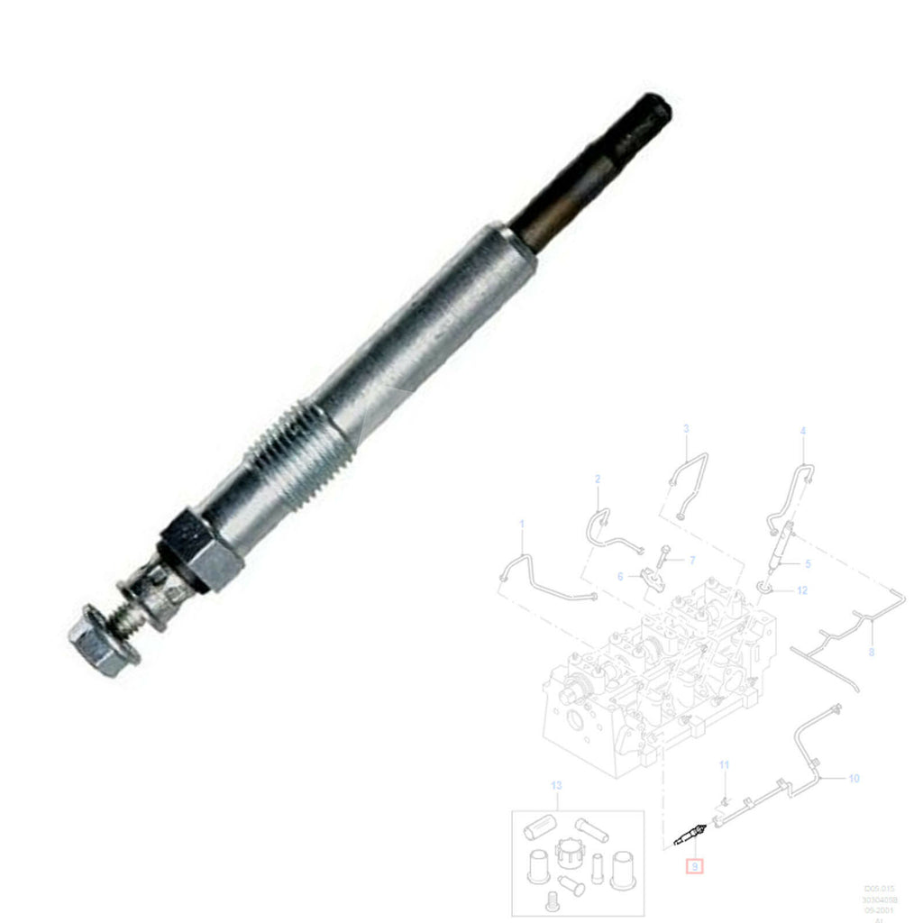 GLOW PLUG  FITS FORD C-MAX, FIESTA IV, FOCUS, CONNECT, 1079401