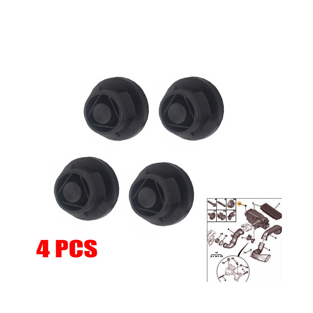 Citroen Peugeot 1.6 HDI 4X Air Filter Rubber Insert Grommet 2004 to 2008 1422A3