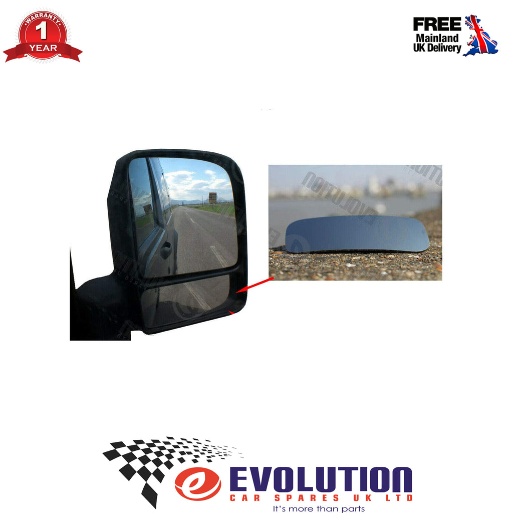 Blind Spot Mirror Glass Offside Right Side Ford Connect 2002 2013 2T1417A700AA