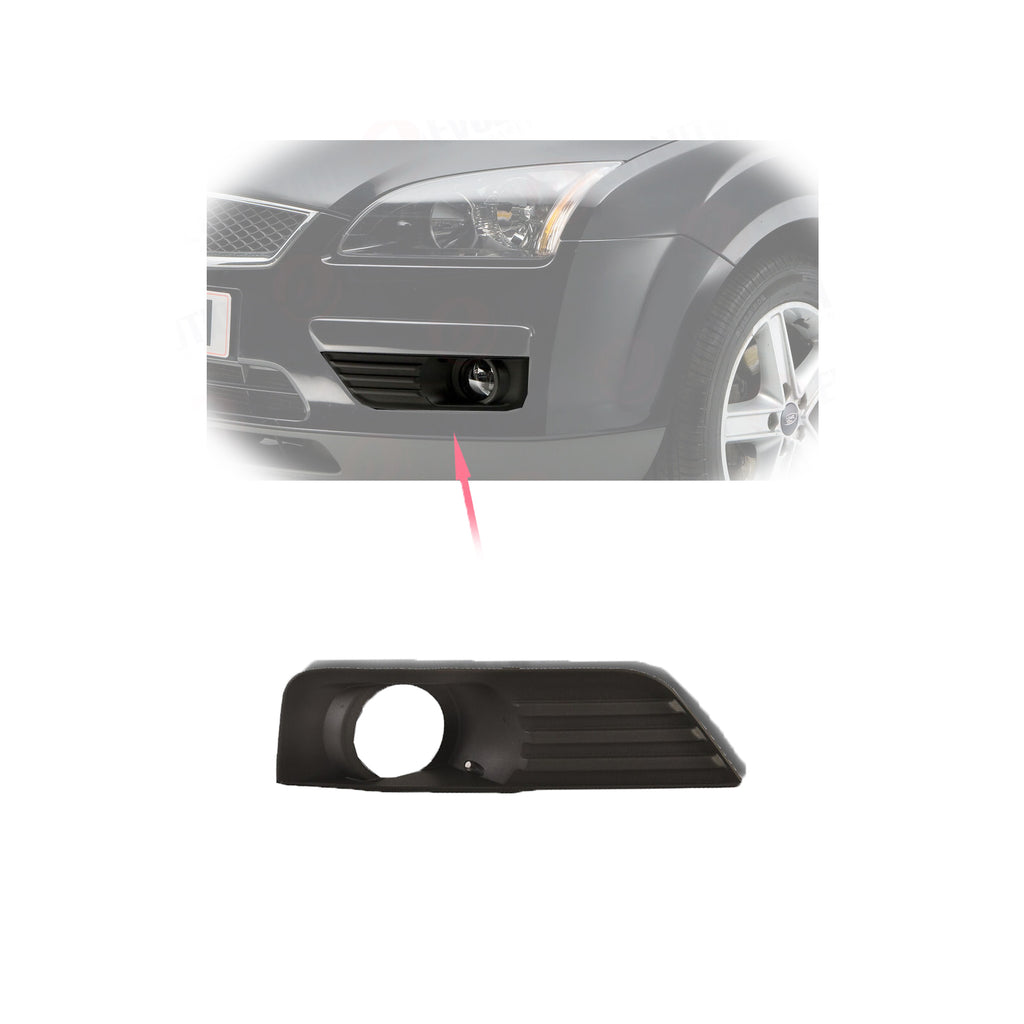 Ford Focus MK2 Front Bumper Lh N S Fog Light Grill Bezel