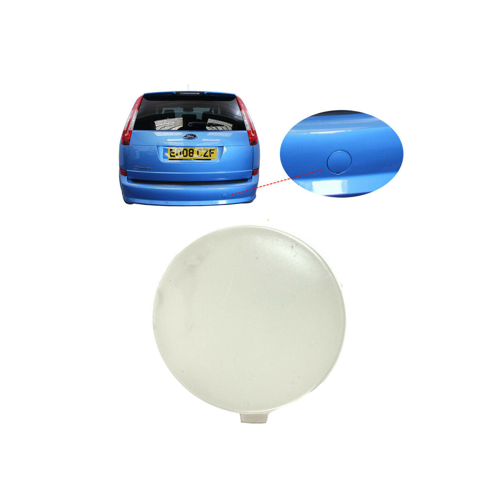 Ford C-Max Rear Bumper Towing Eye Cover Primed 2007 to 2010 1234121