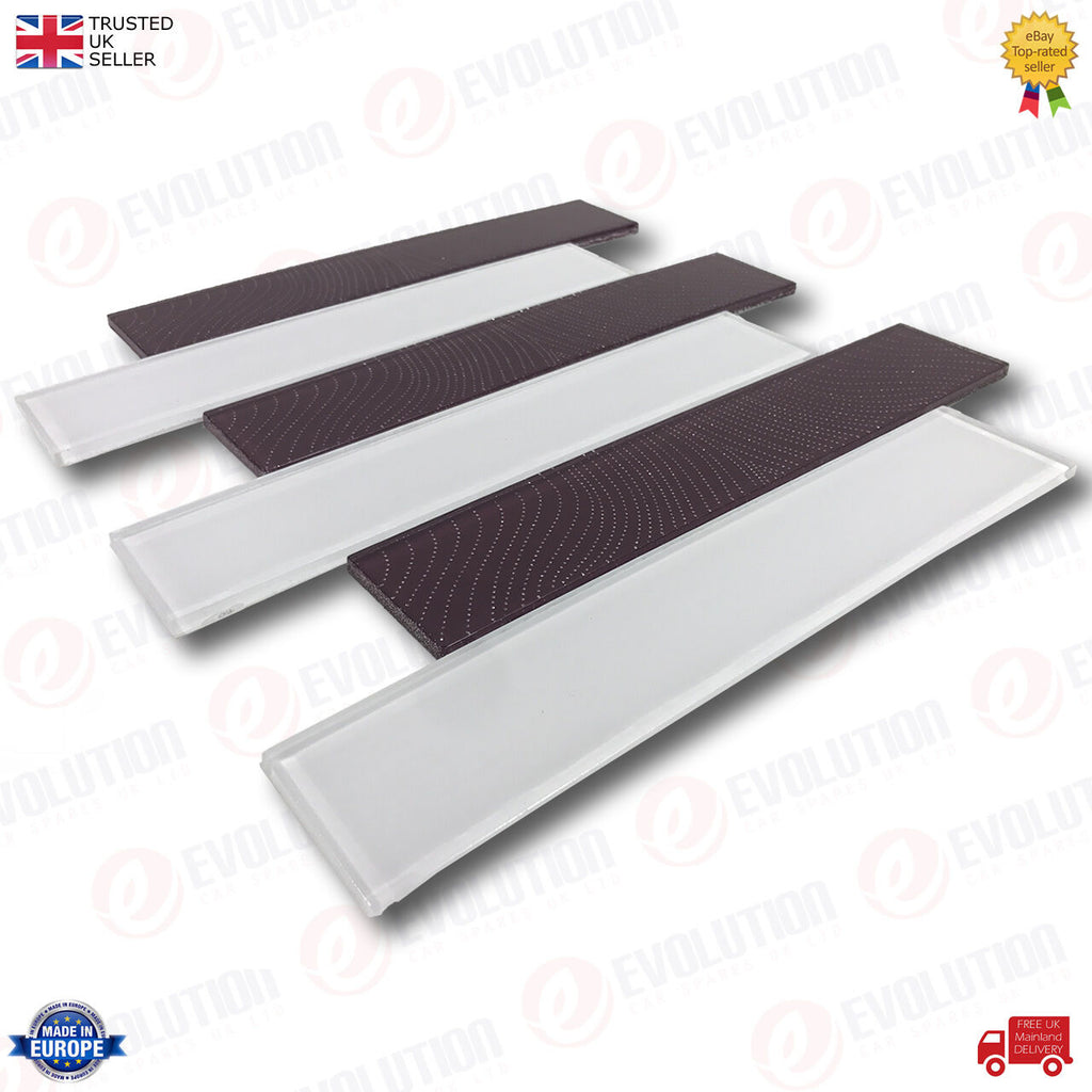 30x30 cm INTERLOCKING GLASS WALL TILE SHEET GREY & BURGUNDY WITH DOTTED WAVE