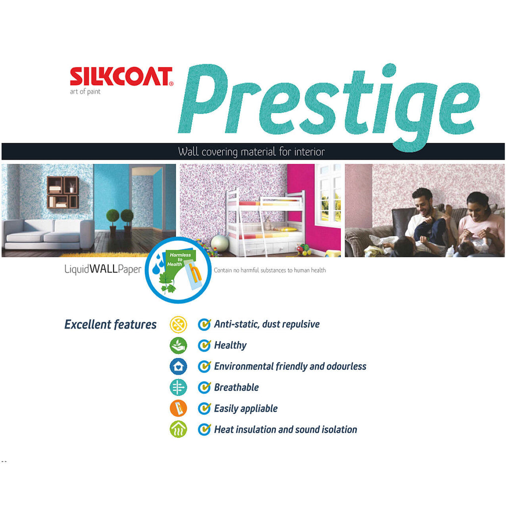 MAUVE POLYMER-BASED LIQUID INTERIOR WALLPAPER SILK COATING PAINT