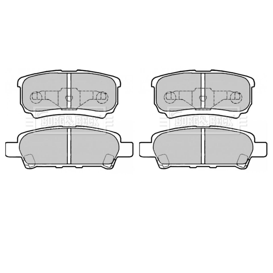 BORG & BECK REAR BRAKE PAD SET FITS MITSUBISHI OUTLANDER MK1 2.0, 2.4, 5191271AA