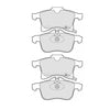 BORG & BECK FRONT BRAKE PAD SET FITS VAUXHALL ASTRA MK5, ZAFIRA MK2, 93176429