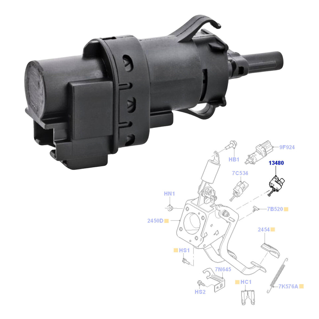 Brake Light Swicth Sensor Fits Ford Jaguar Mazda Volvo 3M5T13480AC
