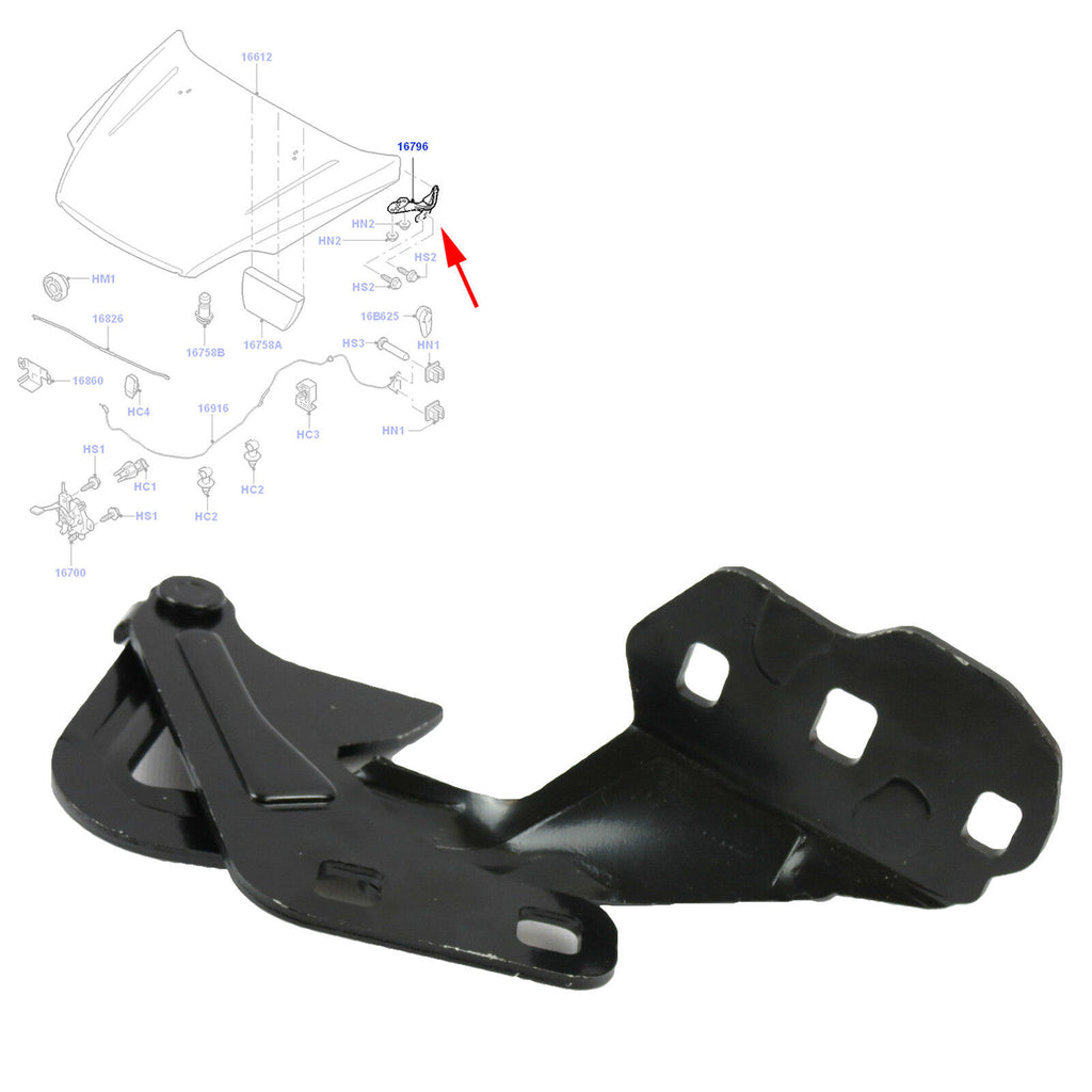 Bonnet Hinge Left Side Fits Ford Mondeo Mk4 2007 To 2015 1667709