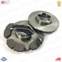 A PAIR OF FRONT BRAKE DISCS FITS FORD TRANSIT MK8 RWD REAR TWIN WHEEL 1812200