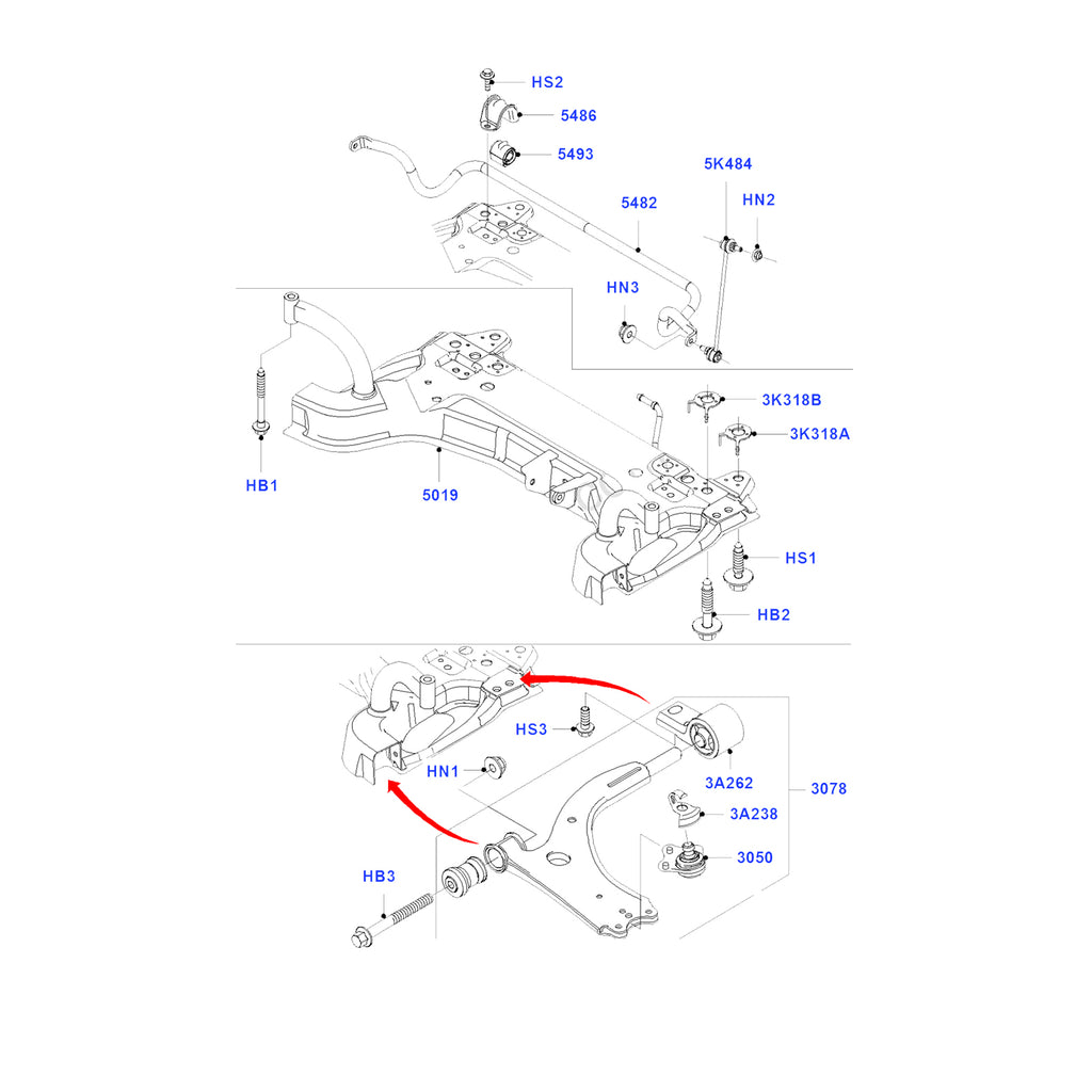 Ball Joint X 2 Fits Ford Fiesta Fusion 1.4 2002 Onwards 2S613395AB