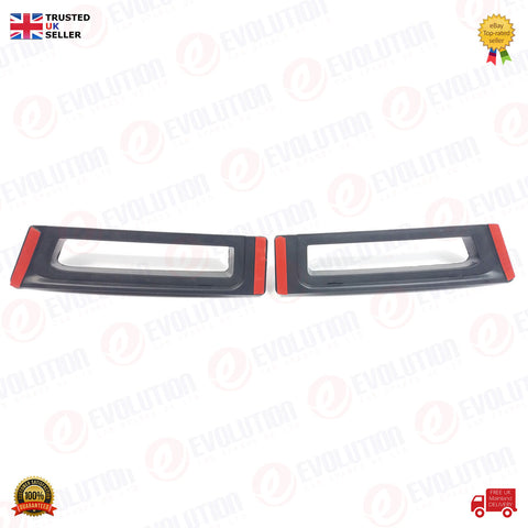 A PAIR OF FRONT RIGHT LEFT FOG LAMP FRAMES FITS FORD MONDEO, 8S79-17D50