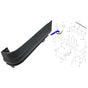 Ford Transit Mk6 Mk7 2000 to 2013 Rear One Door Right Corner Bumper Top End Cap 4095154
