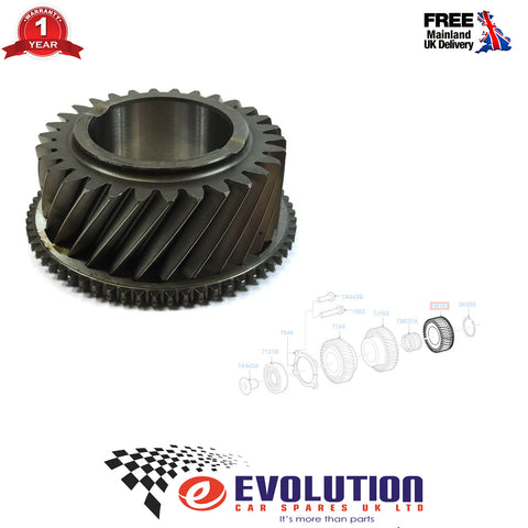 6 Speed MT82 Gearbox 3RD Gear 30 Teeth Fits Ford Transit Mk7 1760174