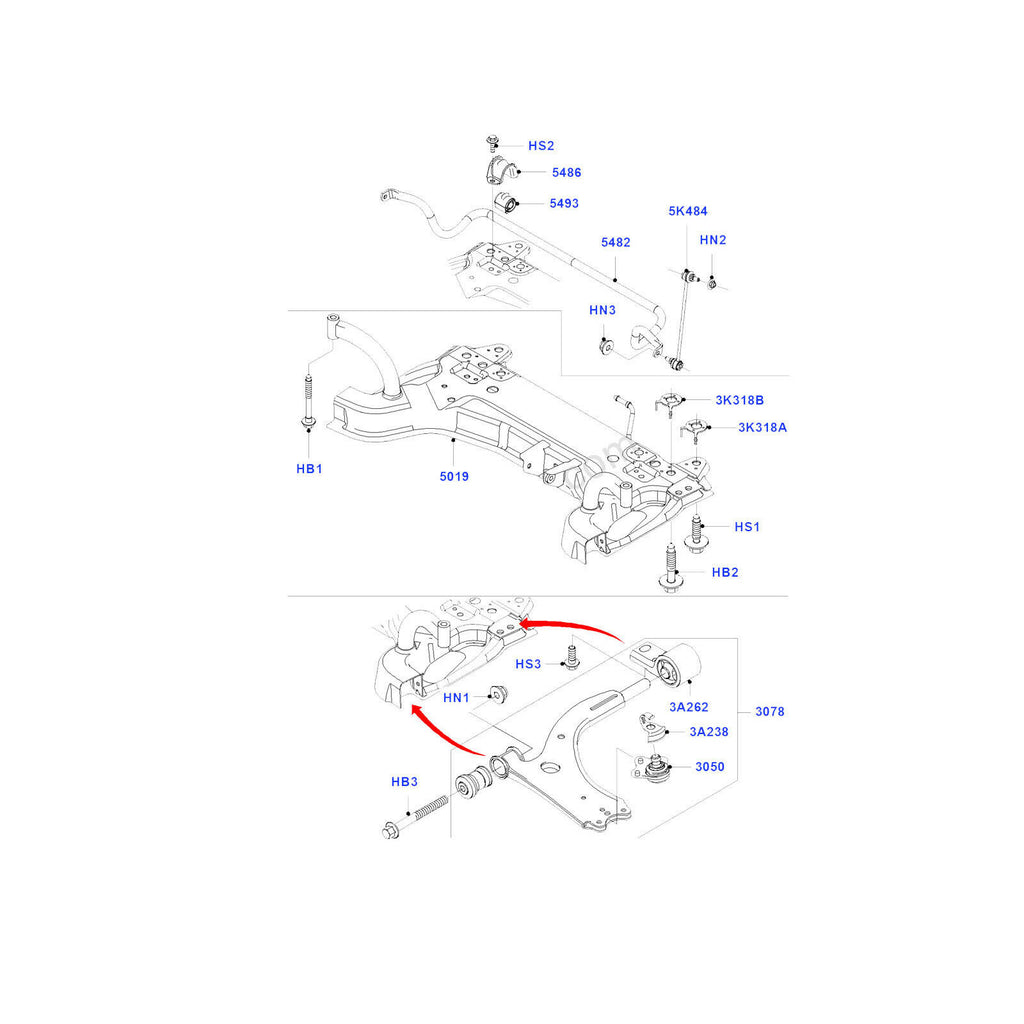 Ball Joint Fits Ford Fiesta Fusion 1.4 2002 Onwards 2S613395AB