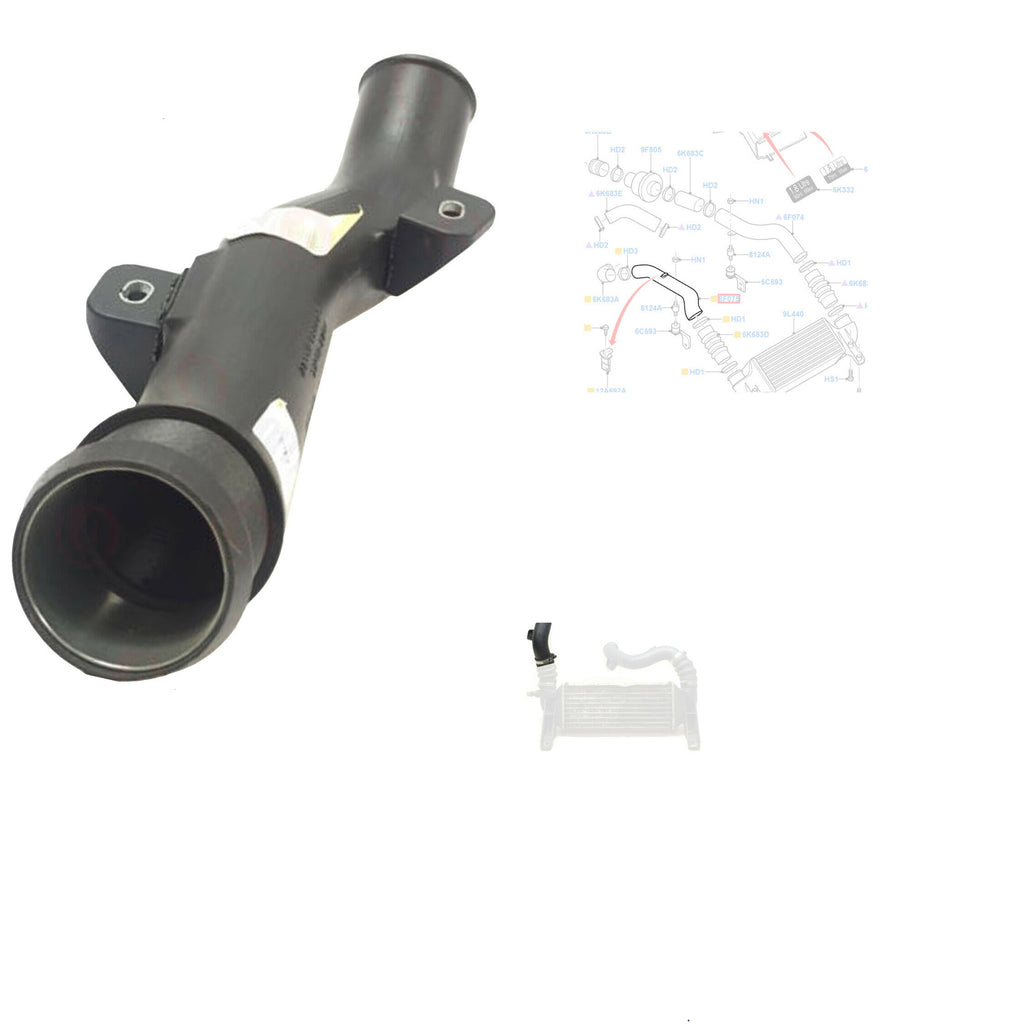 Intercooler Pipe Fits Ford Transit Connect 2002 to 2013  2T1Q9F796BF