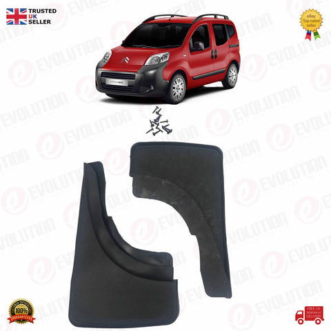 BRAND NEW PAIR OF REAR MUD FLAPS FOR CITROEN NEMO