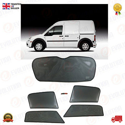 BRAND NEW FORD CONNECT SUNSHADE SET /SUN VISOR SETS 5 WINDOWS/5 PCS 2005 TO 2010