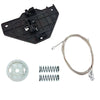 REAR RIGHT DRIVER SIDE WINDOW REGULATOR REPAIR KIT(6PCS) FITS CITROEN C5, 922467