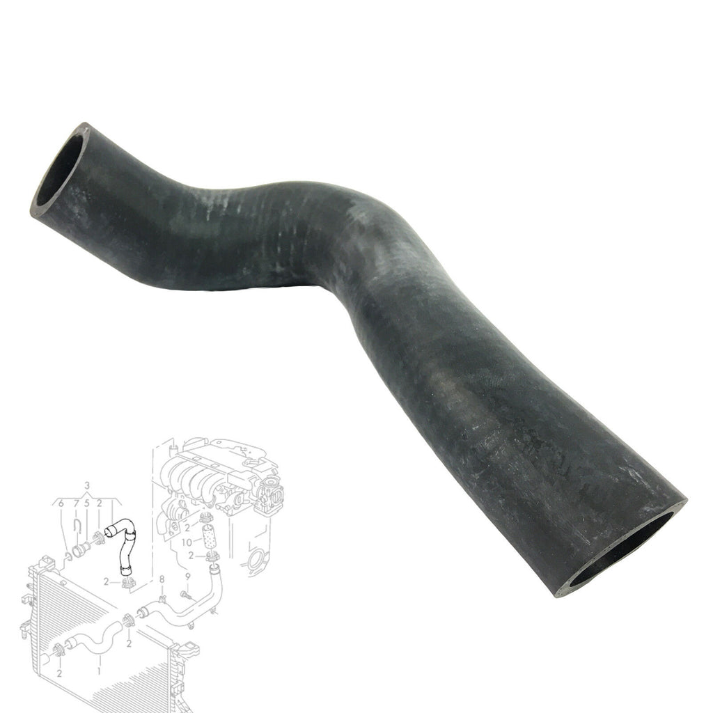 UPPER RADIATOR HOSE FITS VW TRANSPORTER T5, MULTIVAN 2.5 TDI, 03-09, 7H0122101E