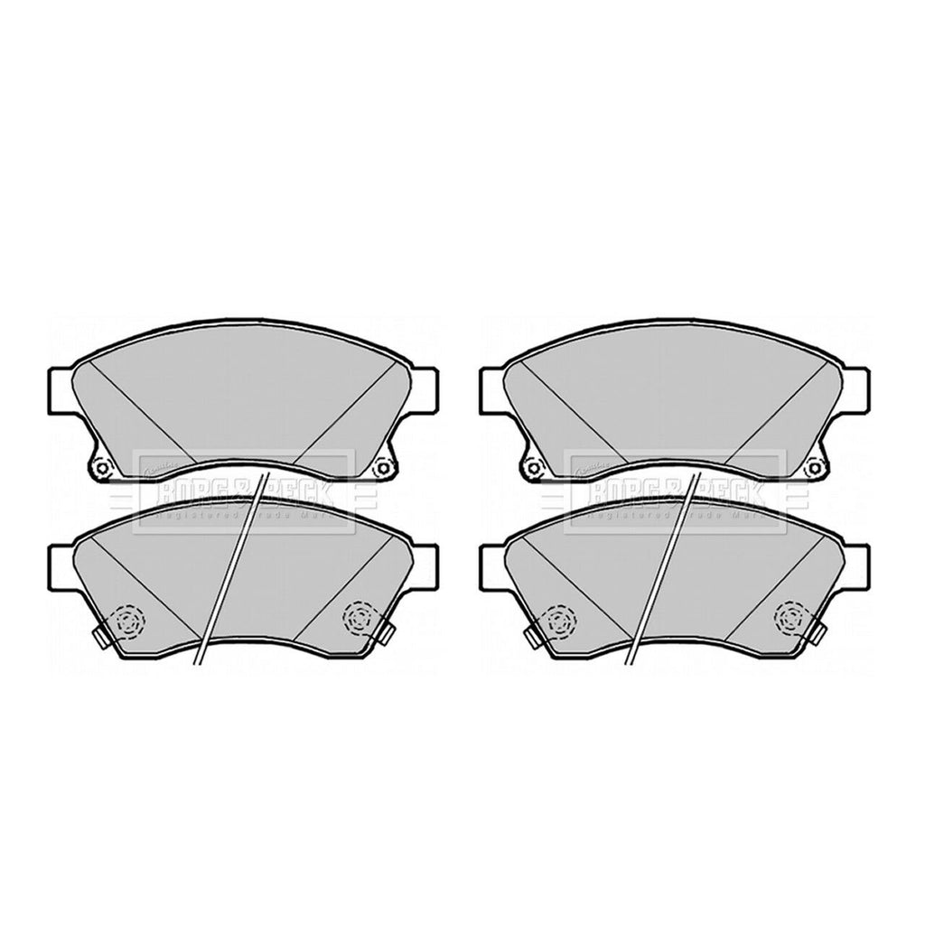 BORG & BECK FRONT BRAKE PAD SET FITS VAUXHALL ASTRA MK6 2009 ON, 13301207