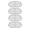 BORG & BECK FRONT BRAKE PAD SET FITS TOYOTA YARIS/VITZ 1.0, 1.3, 1.8 VVT-i