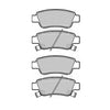 BORG & BECK REAR BRAKE PAD SET FITS HONDA CR-V MK3 MK4 2007 ONWARDS, 43022SWWG00