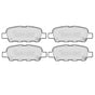 BORG & BECK REAR BRAKE PAD SET FOR NISSAN QASHQAI 2007-2013 44060AL585