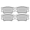 BORG & BECK REAR BRAKE PAD SET FOR TOYOTA RAV 4 MK3, MK4 2006 ONWARDS 0446642060