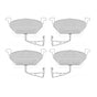BORG & BERK FRONT BRAKE PAD SET FITS SEAT LEON 2005-2012 1K0698151A