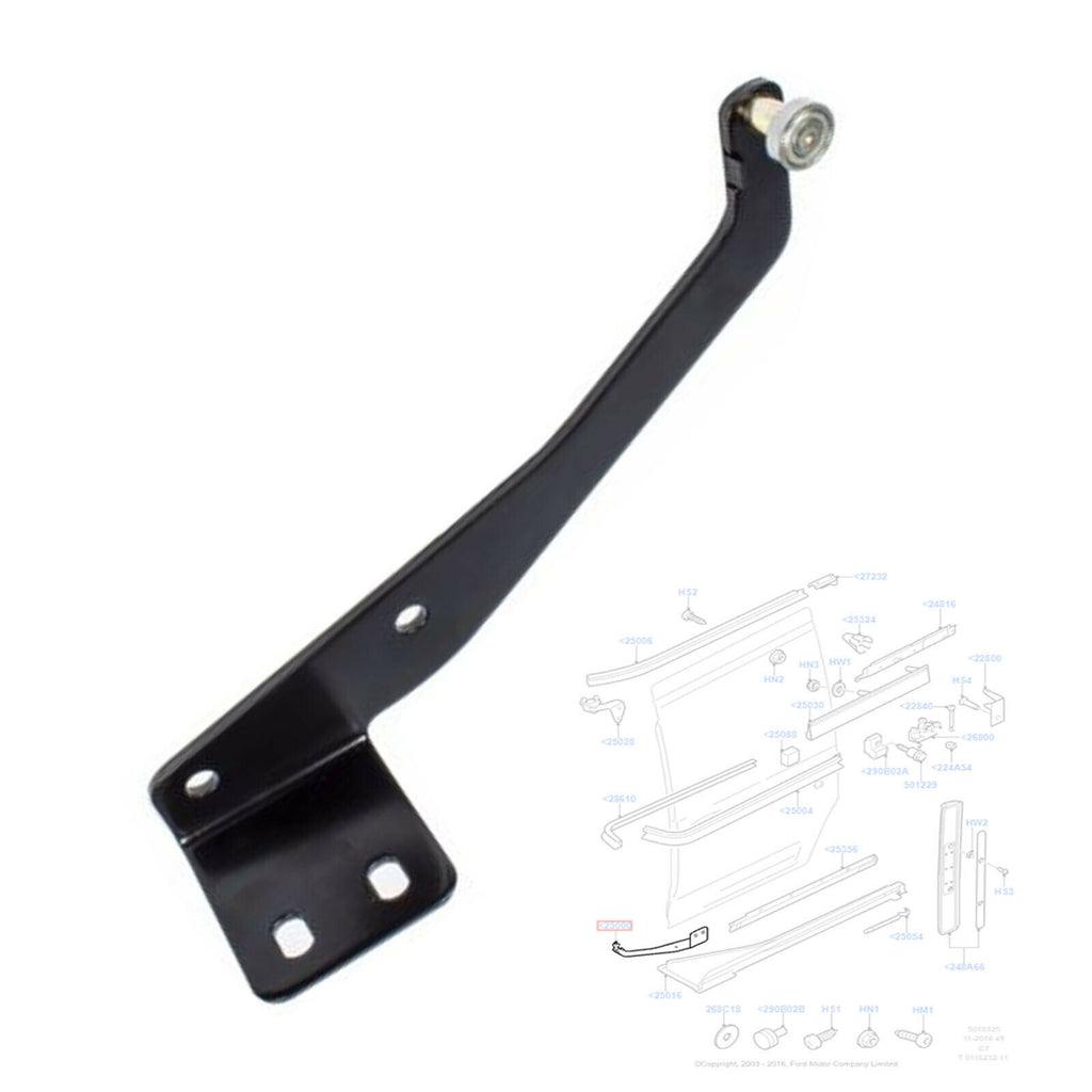 RIGHT SLIDING DOOR LOWER ROLLER GUIDE FITS TRANSIT CONNECT 2002-13, 2T14V25000AB