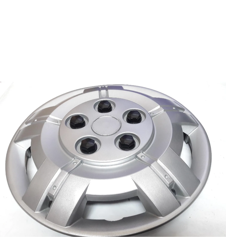 16" Solid Silver Unbreakable Wheel Trim Cover 4X Fits Fiat Ducato