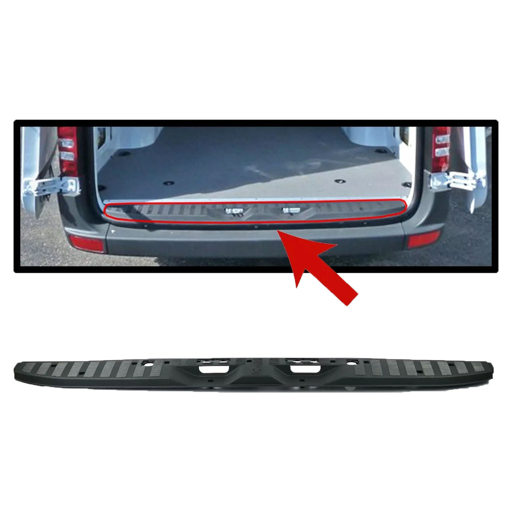 Rear Door Plate Trim Strip Step Cover Fits Mercedes Sprinter 2006 On 9066860074