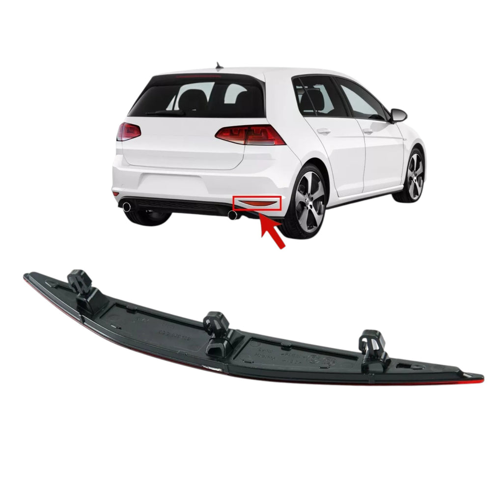 FOR VW GOLF MK7 REAR RIGHT DRIVER SIDE BUMPER REFLECTOR 5G0945106 (2013-2017)