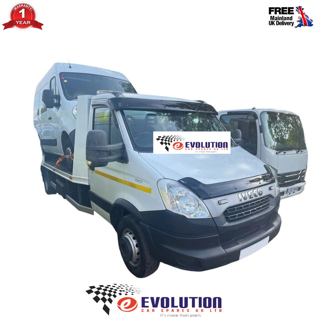 Iveco Daily 2002 to 2013 Black External Sun Visor Solid Black Acrylic