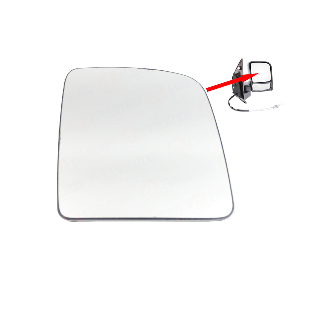 Transit Connect Right Side Wing Mirror Heated Glass 2002 to 2013 4440214