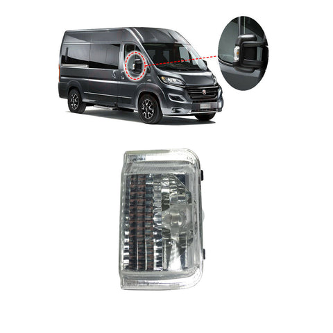 Ducato Boxer Right Side Mirror Indicator Marker Clear Light Boxer Relay Jumper 06 On