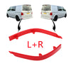 Pair Rear Bumper Reflector Red Lens Cover L&R For VW T6 Transporter 2015 Onwards 7E0945105D, 7E0945106D