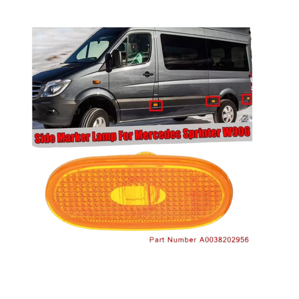 Mercedes Sprinter Side Amber Marker Lens Lamp A0038202956 2006 to 2017 2E0945061C