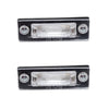 2x Rear Number Plate Light Lens Bulb Fits VW Transporter Caddy Passat 3B5943021E