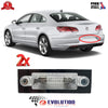 2x Rear Number Plate Light Lens Bulb Fits VW Transporter Caddy Passat 3B5943021E