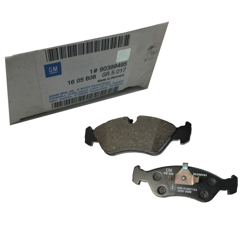 Vauxhall Vectra Astra Mk3 Calibra Gm Front Axle Brake Pads  90399495