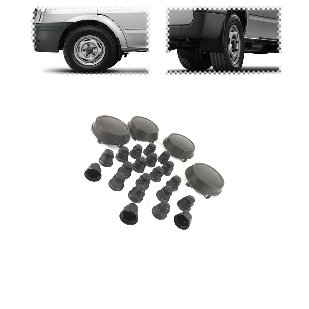 Ford Transit MK6 MK7 Wheel Center Cap X4 Nut Covers X20 Set 4041979