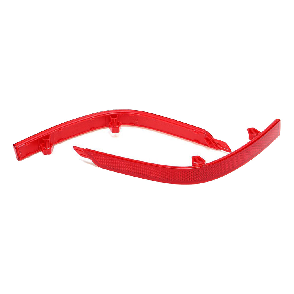 Pair Rear Bumper Reflector Red Lens Cover L&R For VW T6 Transporter 2015 Onwards 7E0945105D, 7E0945106D