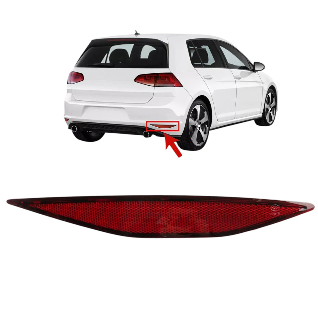 FOR VW GOLF MK7 REAR RIGHT DRIVER SIDE BUMPER REFLECTOR 5G0945106 (2013-2017)