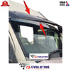 Iveco Daily 2002 to 2013 Black External Sun Visor Solid Black Acrylic