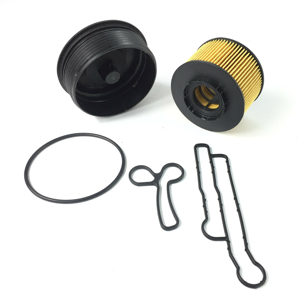 OIL COOLER GASKET + OIL FILTER + COVER CAP WITH SEAL FORD TRANSIT MK6