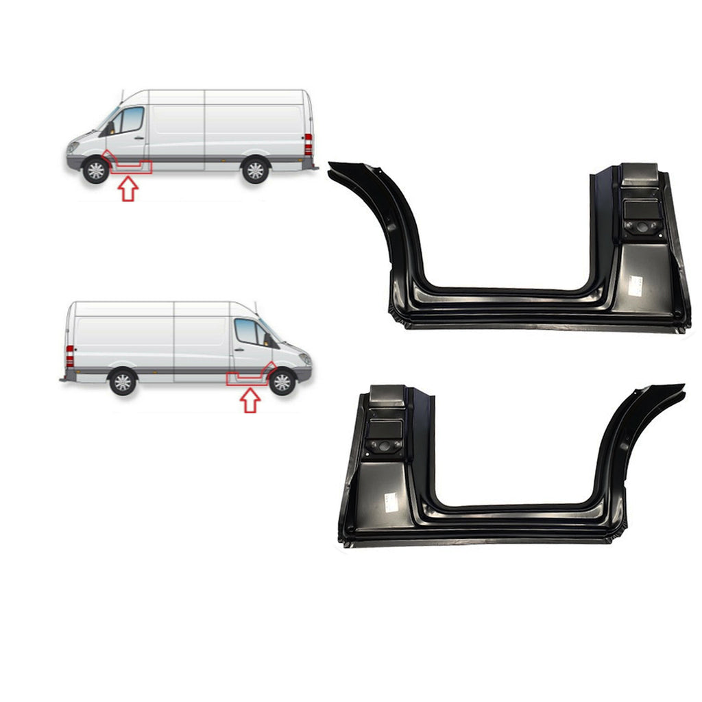 Mercedes Sprinter Front Complete Wheel Arch Panel Repair 2 Pcs W906 06 18