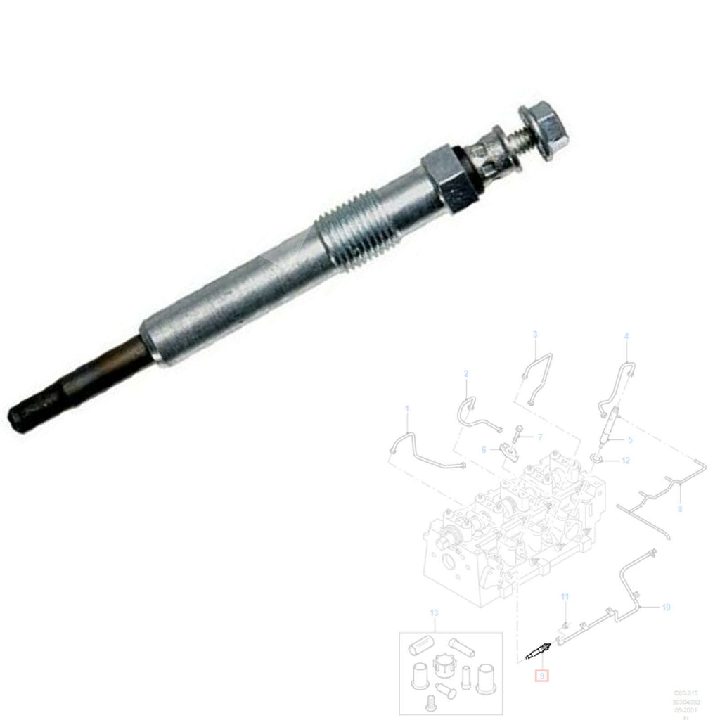 GLOW PLUG  FITS FORD C-MAX, FIESTA IV, FOCUS, CONNECT, 1079401