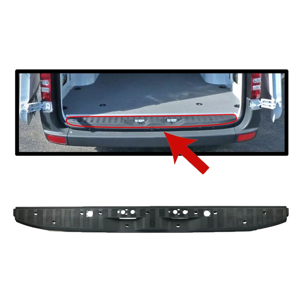 Rear Door Plate Trim Strip Step Cover Fits Mercedes Sprinter 2006 On 9066860074