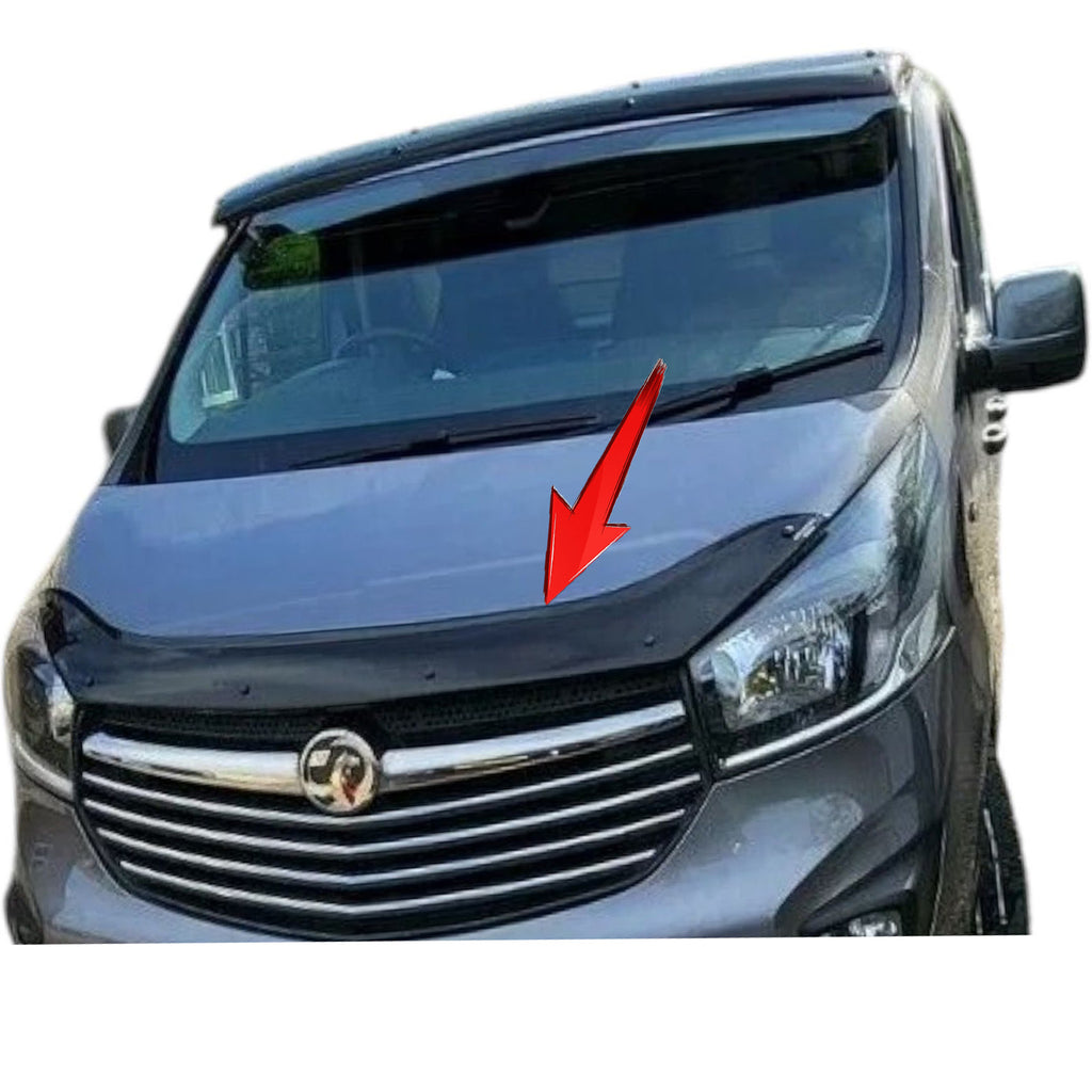 Vauxhall Vivaro 2014 Onwards Bonnet Guard Protector Acrylic Top Quality