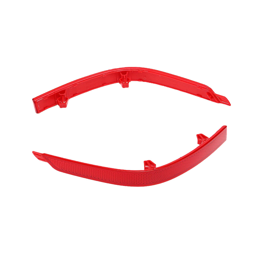Pair Rear Bumper Reflector Red Lens Cover L&R For VW T6 Transporter 2015 Onwards 7E0945105D, 7E0945106D